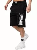 Lonsdale Herren Logo Jam Sportshorts, Schwarz, XL EU
