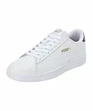 PUMA Unisex Puma Smash v2 L Low-Top, Puma White-Puma White-Peacoat-Puma Team Gold, 40.5 EU