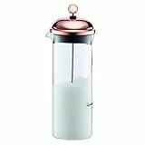 Bodum CHAMBORD Milchschäumer (Manuelles Aufschäumen, 0,15 liters) kupfer, Rich Copper