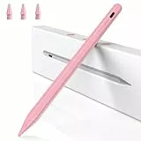 BAZO Stift für iPad - 2018-2024 Pencil 2.Generation mit Schnellladeleistung Palm Rejection Neigungssensitivität Stylus für Pro 13''/12,9''/11''/ für iPad 6-10.Gen/Mini 5/6.Gen/Air 3/4/5-Rosa