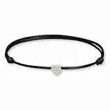 GD GOOD.designs Fussketten für Frauen mit Herz | Wasserfestes silbernes Fußband - Größenverstellbar (20-30 cm) | Edelstahl Herzen in Silber