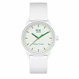 Ice-Watch - ICE solar power Nature - Weiße Herren/Unisexuhr mit Silikonarmband - 017762 (Medium)