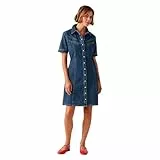 Levi's Women's RINOA Denim SS MED Indigo-Flat Finish Casual Dress, Sledge Sister, XS