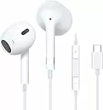 In-Ear-USB-C-Kopfhörer für iPhone, Typ-C-Kopfhörer, kabelgebunden, Hi-Fi-Geräuschunterdrückung, mit Mikrofon und Lautstärkeregler für iPhone 15/16, Samsung Galaxy S20, S21, S22, S23/Ultra Note 10/20