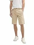 TOM TAILOR Herren 1044706 Bermuda Shorts, 37214 - Beige Triangle Print, 34 EU