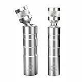 2 Stück Zündkerzenschlüssel 14mm 16mm, 3/8' Antrieb Dünnwandige Zündkerzenschlüssel Satz Magnetisch Zündkerzenstecker, Flexible Universal Zündkerzen Schlüssel Demontagewerkzeug für Autoreparaturen