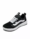 Vans Range Exp Herren Sneaker, Suede Canvas Black White, 43 EU