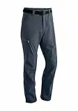 Maier Sports Nil, Herren Wanderhose, Wasserabweisende Outdoorhose für Trekking und Hiking, PFC-frei, mSTRETCH pro 4 & Dryprotec, Rollup-Funktion, Grau, 54 (W36/L32)