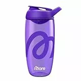 MORE Premium Shaker, 700 ml, Lila, integriertes Mischsieb & Trageschlaufe, geräuschlos, mit hochwertigem ECOZEN Kunststoff