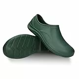 FUZZIO Leichte Clogs Damen, Komfortable Clogs Herren, Gartenschuhe Herren - Gartenclogs Gefüttert, Gartenschuhe Damen Gefüttert, Gummischuhe Geschlossen