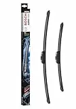 Bosch Automotive Scheibenwischer Aerotwin AR604S, Länge: 600mm/450mm - Set für Frontscheibe, Schwarz