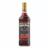 Captain Morgan Dark Rum | dunkler kräftiger Rum | karibisches Flair | für Cocktails & Longdrinks | 700ml | 40%