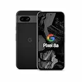 Google Pixel 8a: Android-Smartphone ohne SIM-Lock mit fortschrittlicher Pixel-Kamera, Langer Akkulaufzeit und leistungsstarken Sicherheitsfunktionen – Obsidian, 128GB (Generalüberholt)