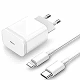 LUOATIP 20W USB C Ladegerät mit Ladekabel 2M for iPhone 14/14 Plus/14 Pro/14 Pro Max/13/12/11, USBC Power Adapter Netzteil Schnellladegerät Stecker Charger Kabel Netzstecker Ladeadapter Ladestecker