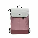 Ela Mo Rucksack Damen - Daypack schön u. durchdacht - Laptop Rucksäcke für Frauen - Anti Diebstahl Tasche für Schule, Uni, Business (Strawberry Cream)