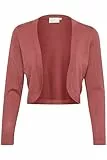KAFFE Bolero Astrid Damen Bolero Astrid Elegant Jäckchen Langarm Cardigan Bolerojacke M, Apple Butter