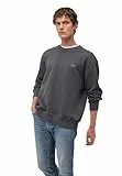 Mavi Herren Crew Neck Sweatshirt Pullover, Asphalt, XL