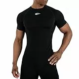 SMILODOX Herren Kompressionsshirt Carnos, Muskelbetontes T-Shirt, Enganliegendes Fitness Shirt, Seamless & Atmungsaktives Trainingshirt mit Body Mapping & feuchtigkeitsregulierung, Gym & Workout