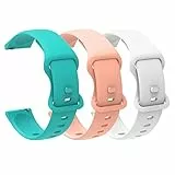 Blueshaweu 22mm Armband Kompatibel Für DUSONLAP MT65 Smartwatch 1,85', Classic Sport Silikon Ersatz Uhrenarmband Für DUSONLAP MT65 / aycy MT65 Smartwatch (3 pack-A)