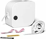 Phomemo P12 Beschriftungsgerät Bluetooth, Mini Bluetooth Etikettiergerät selbstklebend Kompatibel with iOS & Android Phone, labeldrucker für Zuhause und das Büro-Weiß