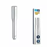GROHE Vitalio Get, wassersparender Duschkopf (Universalanschluss passend zu Standard Duschschläuchen, für Durchlauferhitzer geeignet, Antikalk System), chrom, 27458000