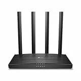 TP-Link Archer C6 Dualband Gigabit WLAN-Router (867Mbit/s 5GHz + 300Mbit/s 2,4GHz, 4 Gigabit LAN-Port, MU-MIMO, IPTV, Unterstützt Keine DSL-Funktion