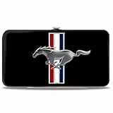 Buckle-Down Damen Hinge Wallet-Mustang Geldbörse, GRAU, 7' x 4'