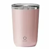 Selbstrührende Kaffeetasse 350ml Magnetischer Rührbecher Edelstahl Innenauskleidung IPX6 Wasserdicht Waschbar Automatischer Becher für Kaffee Milch Protein Pulver