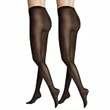 Hudson Damen Strumpfhosen Simply 40 2-Pack semi-blickdicht matt 40 DEN