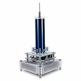 DONGKER Musik Tesla Spule, Lichtbogen Plasma Generator, Music Tesla Coil Lautsprecher mit Audiokabel, DIY Desktop Spielzeug, Experimentier Modell für Geschenke und Dekorationen