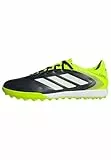 adidas Unisex COPA Pure III League Turf Football Boots Fußballschuhe, Core Black/Cloud White/Lucid Lemon, 43 1/3 EU