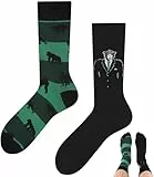 TODO Lustige Gorilla Socken Herren und Damen, Coole Socken mit Affenmotiv (39-42, Gorilla)
