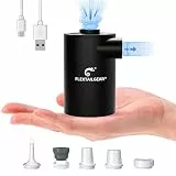 FLEXTAILGEAR Elektrische Luftpumpe 2 in 1 Kompakt Kleine Camping Pumpe, Vakuumpumpe, Akkupumpe 3 D¨¹Sen f¨¹r Luftmatratze, Sofa, Pool, Boot, Schwimmring, Vakuumbeutel
