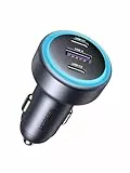 UGREEN 3-Ports Zigarettenanzünder USB C PD30W Auto Ladegerät Adapter 12V KFZ Ladegerät USB C Auto zubehör kompatibel mit iPhone 17/17 Pro/17 Pro Max/17 Air/16-12 Serie, ipad, Galaxy S25/S24 GPS