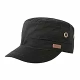 Comhats Herren-Baseballkappe, 100% Baumwolle, klassisch, Militär-Mütze, verstellbar, 3 Größen, 56-65 cm Gr. X-Large, 68033_Schwarz