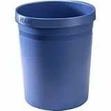 HAN Grip Karma 18198-16 Papierkorb 18 L (Ø x H) 312 mm x 350 mm Recyclingkunststoff blau 1 Stück