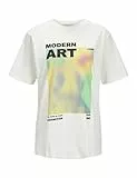 JJXX Damen Jxgallery RLX Ss Print Tee JRS T-Shirt, Vanilla Ice, Medium