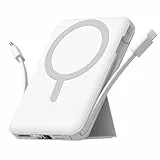 Azmuth Power Bank, für Magsafe Powerbank iPhone 10000mAh, Magnetische Power Bank Wireless 22.5W PD Schnellladen mit LED Display Tragbares Ladegerät Akkuspack für iPhone 16/15/14/13/12/Pro/Pro Max