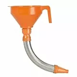 Pressol 02675 Trichter mit Flexibler Düse aus Metall , 160mm, Orange