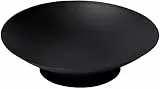 dobar® 35401 Feuerschale Stockholm - Feuerstelle aus Stahlblech - Gartenfeuer für Terrasse/Balkon Eisenschale für Feuer im Garten - Ø 60 x 17 cm - schwarz