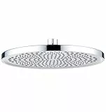 Ø260mm Duschkopf Regendusche YUANNY 10 Zoll Brausekopf Dusche Regenduschkopf mit Anti-Kalk-Düsen Wassersparender Kopfbrause Groß Einbauduschköpfe Rund Überkopfbrause Chrom