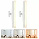 JRXH LED Schminktisch Beleuchtung 2 Packungen, Dimmbar Vanity Mirror Licht für Schminktisch Lampe, 4000mAH Wiederaufladbar Spiegel Beleuchtung Ohne Kabel