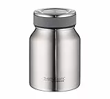 THERMOcafé by THERMOS TC FOOD JAR stainless steel mat 0,50l, 9h heiß 14h kalt, Thermobehälter für Essen, doppelwandiger Lunchpot aus Edelstahl, auslaufsicher, spülmaschinenfest, für Büro und unterwegs