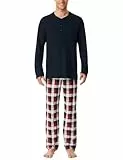 Schiesser Herren Schlafanzug lang - Nightwear Set