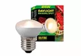 Exo Terra Daylight Basking Spot NANO, Tageslichtlampe, für den Gebrauch im Exo Terra Reptile Dome Nano, 25W, Fassung E27, 1 Stück (1er Pack), Silber
