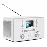 TechniSat DIGITRADIO 550 IR - Stereo Internetradio (DAB+, UKW, WLAN, Bluetooth, App-Steuerung, Wecker) weiß