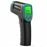 ERICKHILL Infrarot-Thermometer -50 °C bis 600 °C, einstellbarer Emissionsgrad, berührungsloses Laser-Thermometer, digitale LCD-Hintergrundbeleuchtung, kompakte Größe, für Fahrzeugreparatur, Kochen