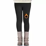 Nlieanuc Leggings Mädchen High Waist - Blickdicht Leggins Kinder Sportleggings Lang Elastisch Thermohose Winter Mädchen