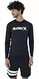 Hurley Herren OAO Quickdry Rashguard Ls Rash-Guard-Shirt, Schwarz, Verschiedene Größen