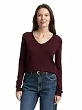 TOM TAILOR Damen 1012976 Pullover, 16427-Bordeaux Red, L